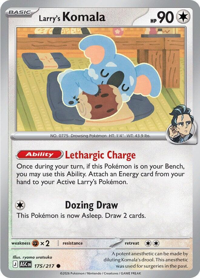 Larry's Komala - 175/217 - ME: Ascended Heroes (ASC) - Normal - Pokemon TCG Card