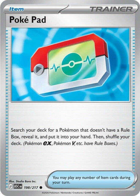 Poke Pad - 198/217 - ME: Ascended Heroes (ASC) - Reverse Holofoil