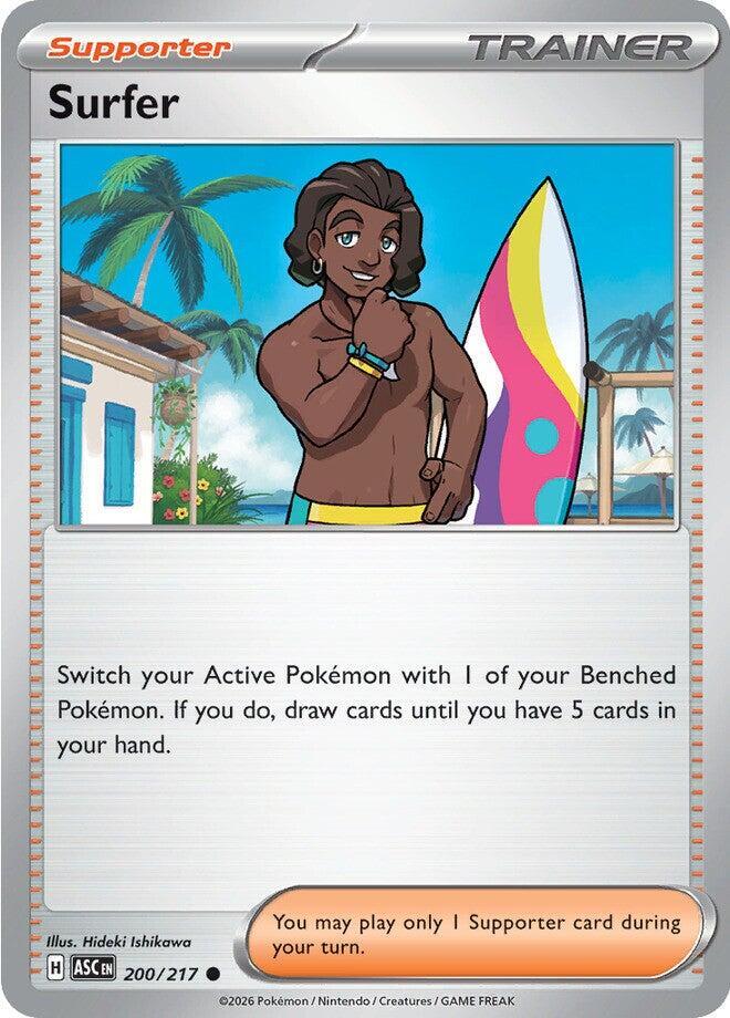 Surfer - 200/217 - ME: Ascended Heroes (ASC) - Common - Normal - Pokemon TCG Card
