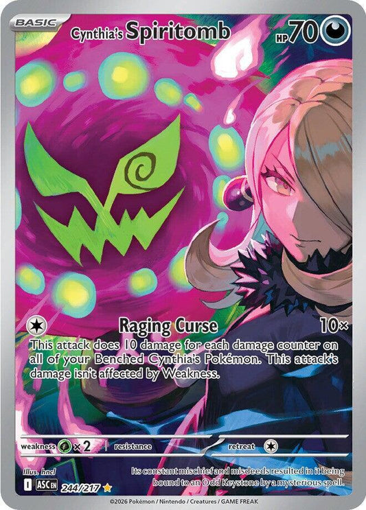 Cynthia's Spiritomb - 244/217 - ME: Ascended Heroes (ASC) - Illustration Rare