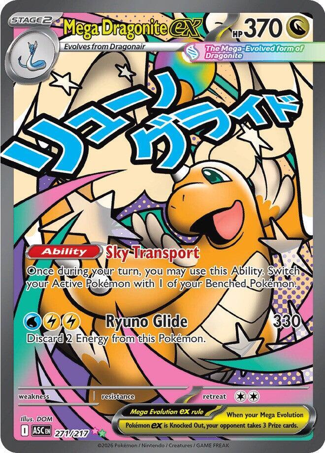 Mega Dragonite ex - 271/217 - ME: Ascended Heroes (ASC) - Mega Attack Rare