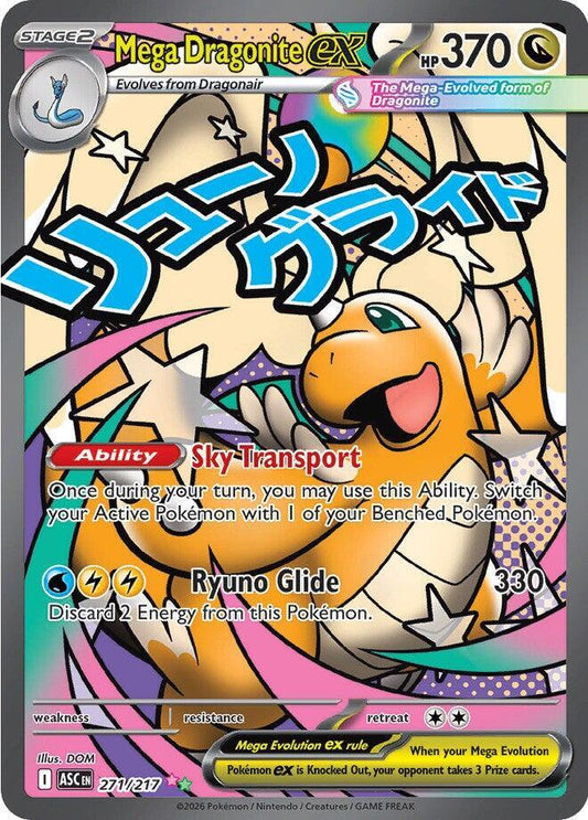 Mega Dragonite ex - 271/217 - ME: Ascended Heroes (ASC) - Mega Attack Rare
