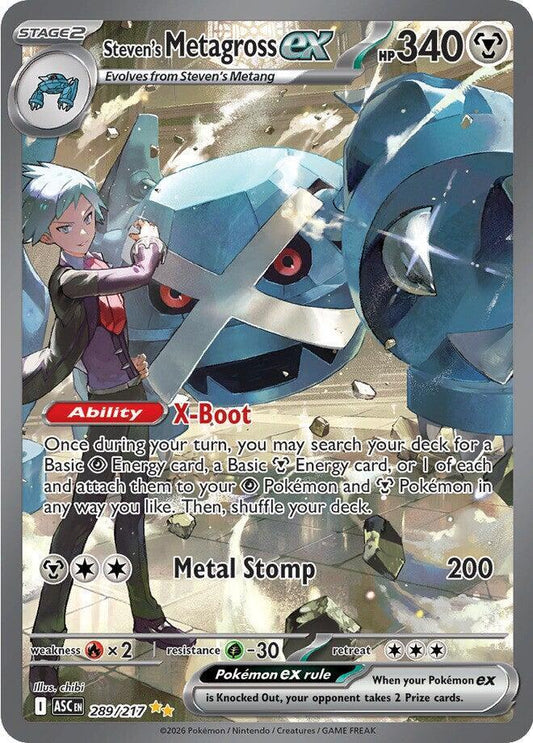 Steven's Metagross ex - 289/217 - ME: Ascended Heroes (ASC)