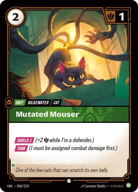 Mutated Mouser - 036/219 - Unleashed (UNL) - Normal - Riftbound TCG Card