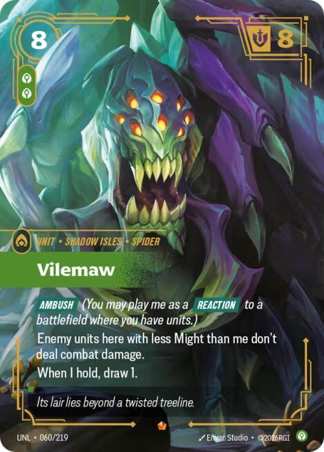 Vilemaw - 060/219 - Unleashed (UNL) - Foil - Riftbound TCG Card