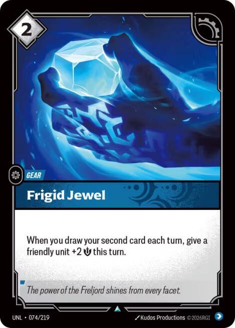 Frigid Jewel - 074/219 - Unleashed (UNL) - Foil - Riftbound TCG Card