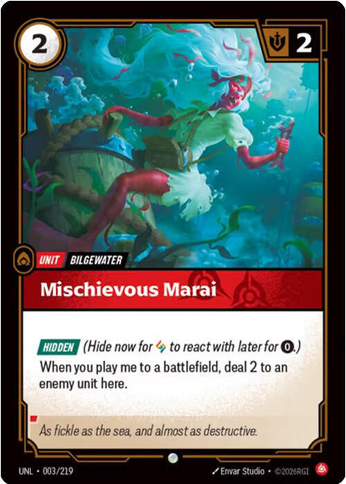 Mischievous Marai - 003/219 - Unleashed (UNL) - Normal - Riftbound TCG Card