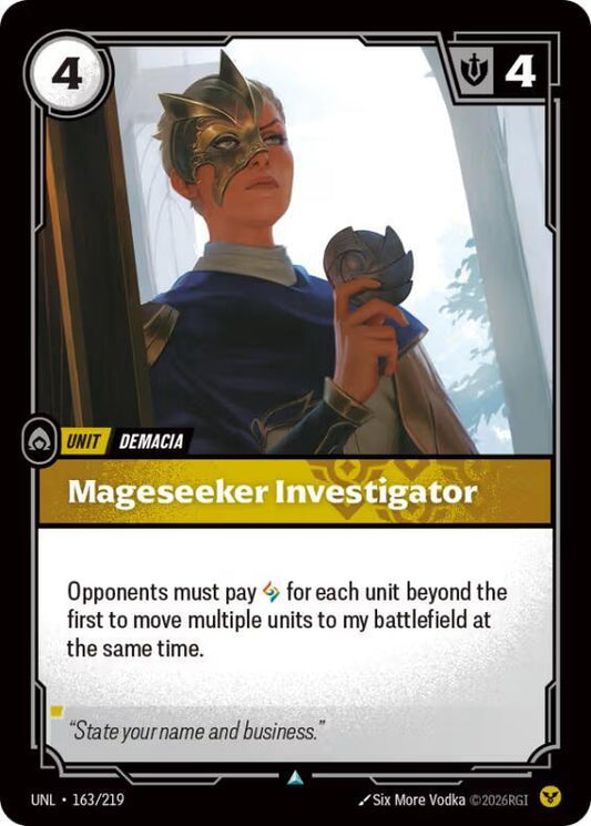 Mageseeker Investigator - 163/219 - Unleashed (UNL) - Normal - Riftbound TCG Card