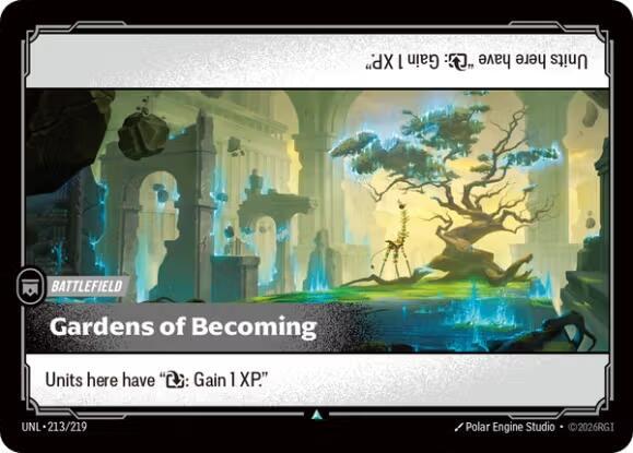 Gardens of Becoming - 213/219 - Unleashed (UNL) - Normal - Riftbound TCG Card