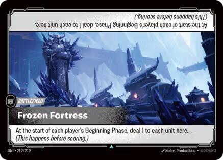 Frozen Fortress - 212/219 - Unleashed (UNL) - Normal - Riftbound TCG Card