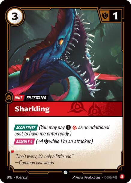 Sharkling - 006/219 - Unleashed (UNL) - Normal - Riftbound TCG Card