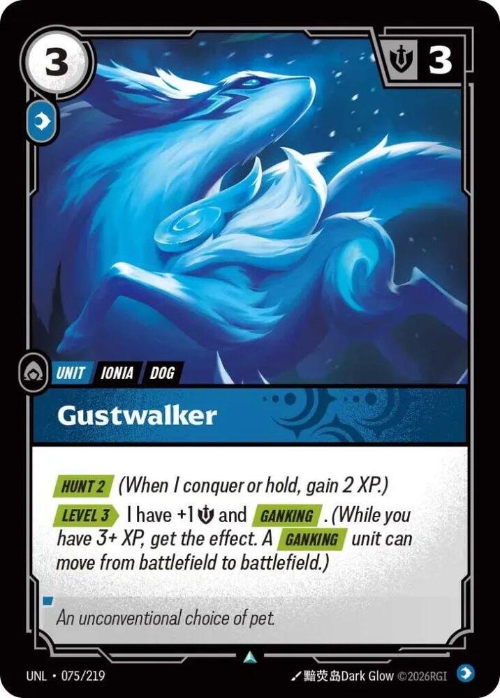 Gustwalker - 075/219 - Unleashed (UNL) - Normal - Riftbound TCG Card