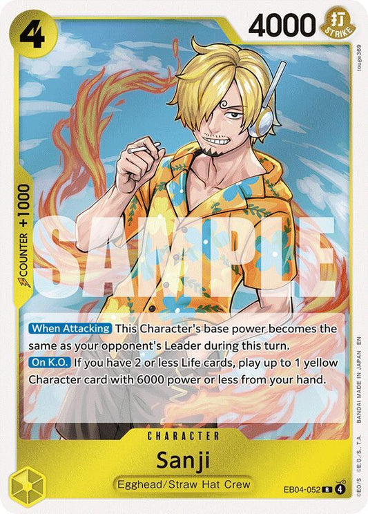 Sanji (EB04-052) - EB04-052 - Adventure on Kami's Island (EB04) - Foil - One Piece TCG Card