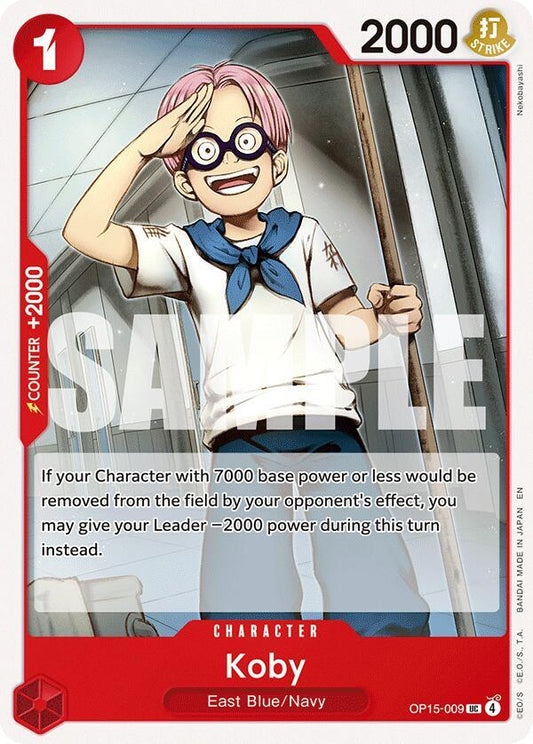 Koby (OP15-009) - OP15-009 - Adventure on Kami's Island (OP15) - Normal - One Piece TCG Card