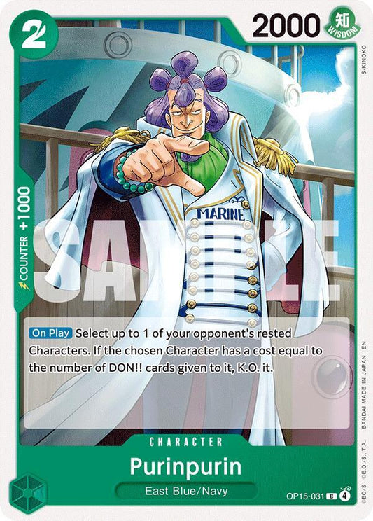 Purinpurin - OP15-031 - Adventure on Kami's Island (OP15) - Normal - One Piece TCG Card