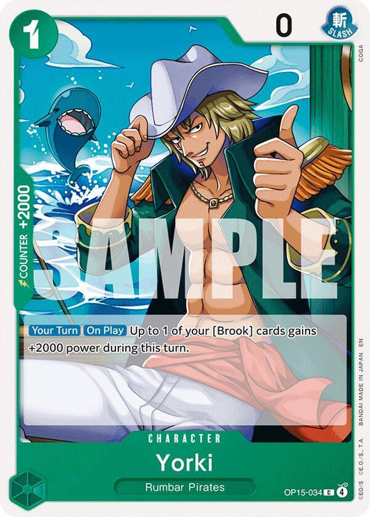 Yorki - OP15-034 - Adventure on Kami's Island (OP15) - Normal - One Piece TCG Card