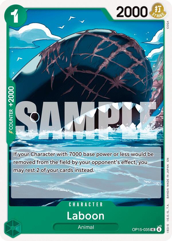 Laboon - OP15-035 - Adventure on Kami's Island (OP15) - Normal - One Piece TCG Card
