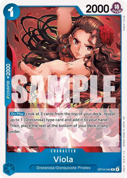 Viola - OP15-040 - Adventure on Kami's Island (OP15) - Foil - One Piece TCG Card