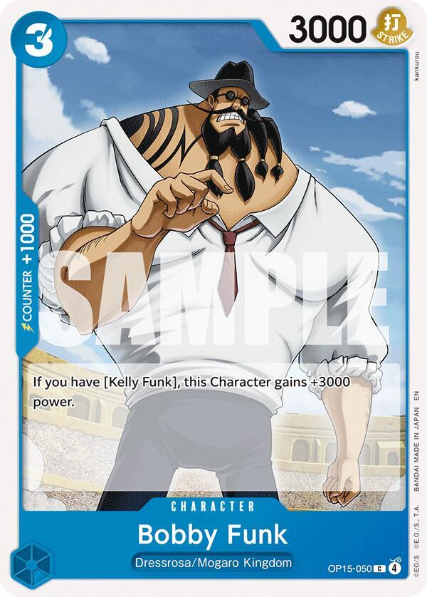 Bobby Funk - OP15-050 - Adventure on Kami's Island (OP15) - Normal - One Piece TCG Card