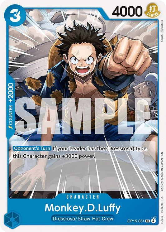 Monkey.D.Luffy (OP15-051) - OP15-051 - Adventure on Kami's Island (OP15) - Normal - One Piece TCG Card