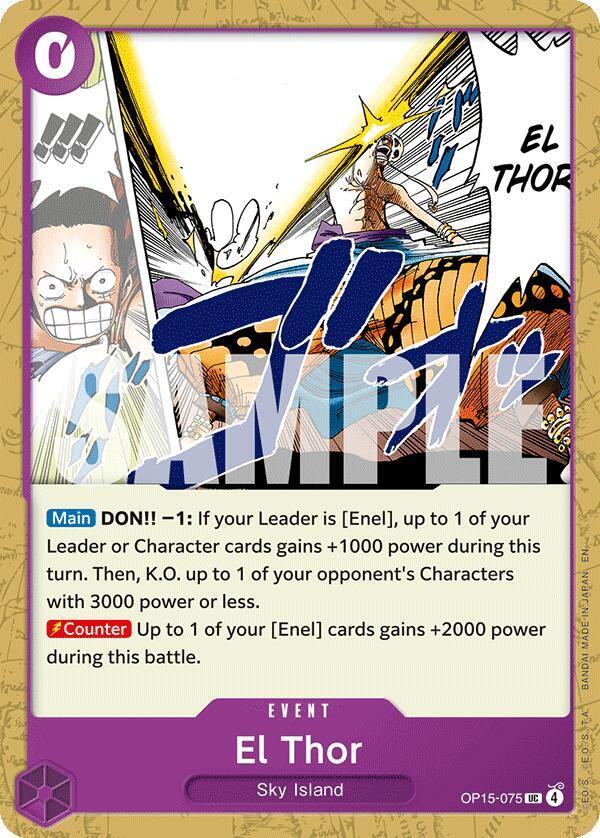 El Thor - OP15-075 - Adventure on Kami's Island (OP15) - Normal - One Piece TCG Card