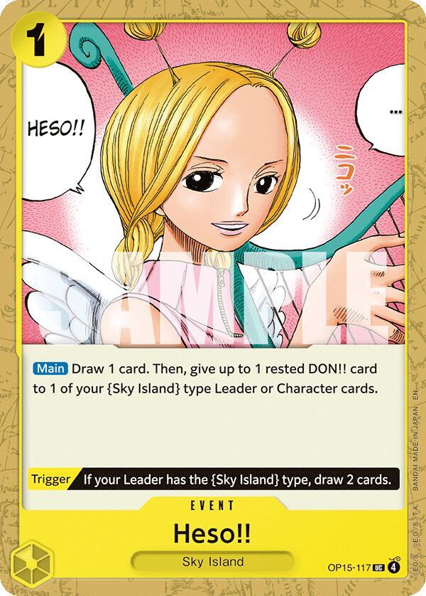 Heso!! - OP15-117 - Adventure on Kami's Island (OP15) - Normal - One Piece TCG Card
