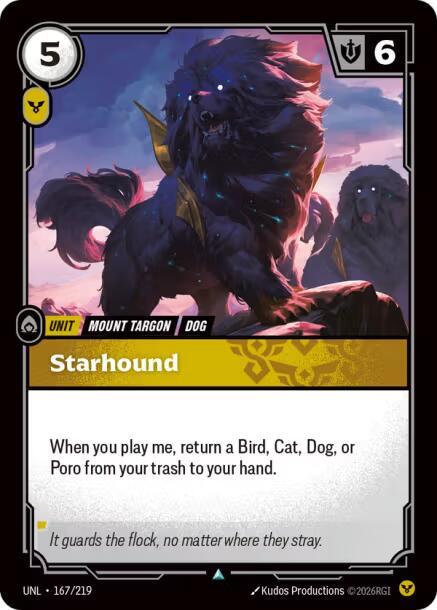 Starhound - 167/219 - Unleashed (UNL) - Normal - Riftbound TCG Card