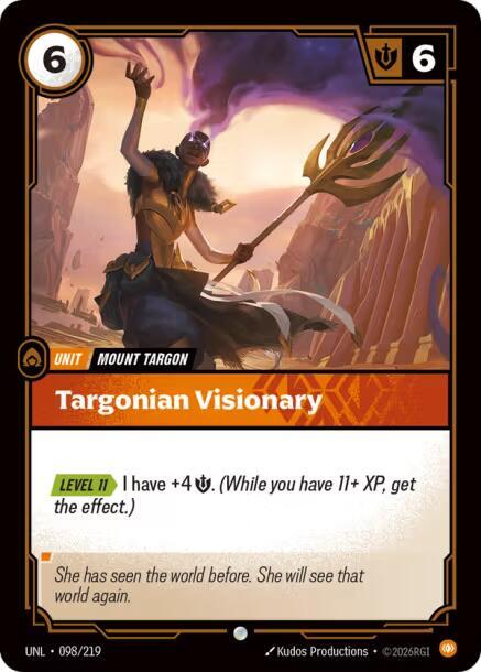 Targonian Visionary - 098/219 - Unleashed (UNL) - Foil - Riftbound TCG Card