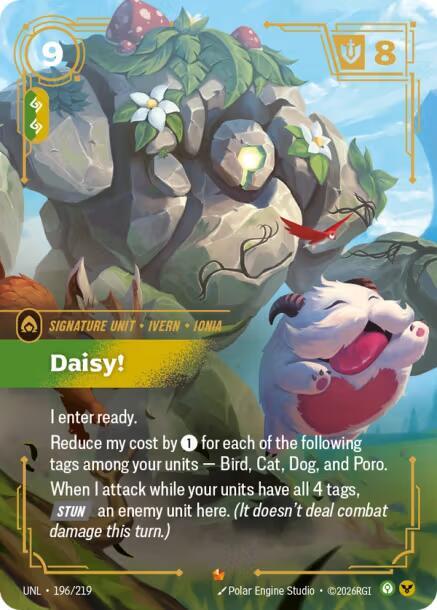 Daisy! - 196/219 - Unleashed (UNL) - Foil - Riftbound TCG Card