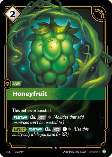Honeyfruit - 049/219 - Unleashed (UNL) - Foil - Riftbound TCG Card