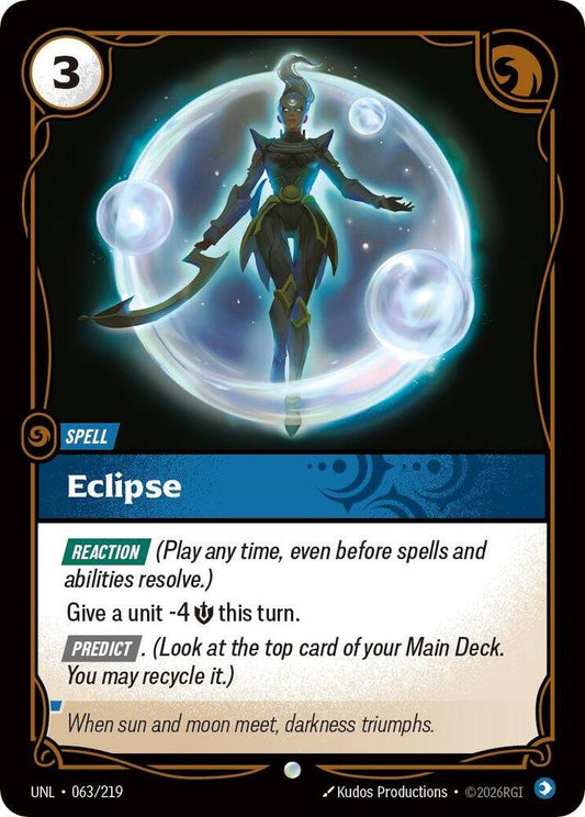 Eclipse - 063/219 - Unleashed (UNL) - Foil - Riftbound TCG Card