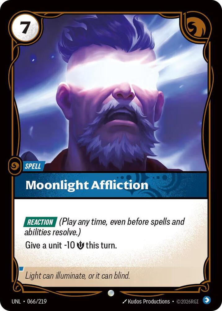Moonlight Affliction - 066/219 - Unleashed (UNL) - Normal - Riftbound TCG Card