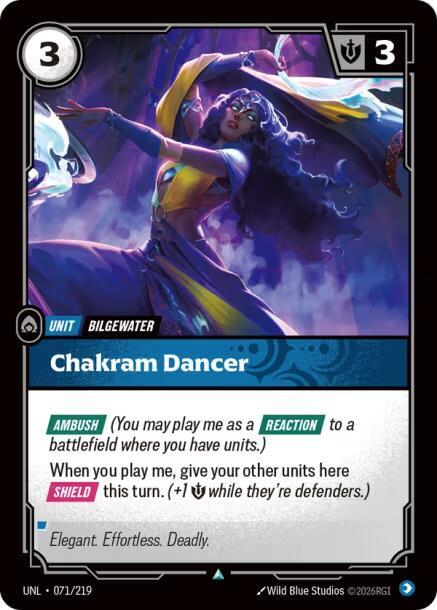Chakram Dancer - 071/219 - Unleashed (UNL) - Normal - Riftbound TCG Card