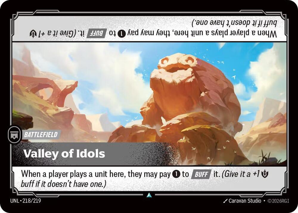 Valley of Idols - 218/219 - Unleashed (UNL) - Foil - Riftbound TCG Card