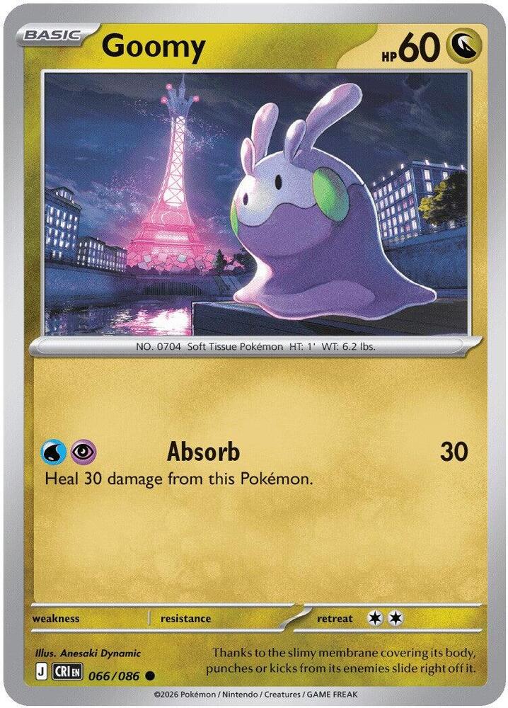 Goomy - 066/086 - ME04: Chaos Rising (CRI) - Normal - Pokemon TCG Card