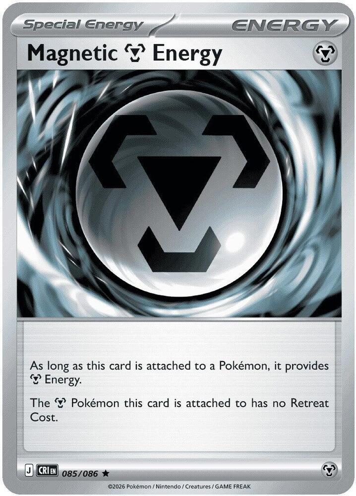 Magnetic Metal Energy - 085/086 - ME04: Chaos Rising (CRI) - Holofoil - Pokemon TCG Card
