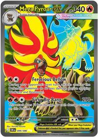 Mega Pyroar ex - 099/086 - ME04: Chaos Rising (CRI) - Ultra Rare