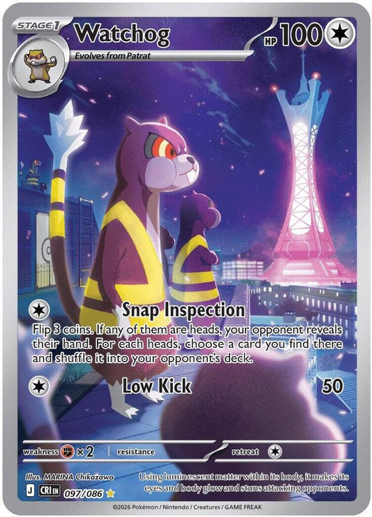 Watchog - 097/086 - ME04: Chaos Rising (CRI) - Illustration Rare