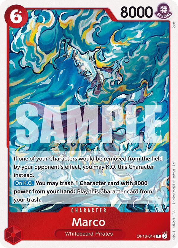 Marco - OP16-014 - The Time of Battle (OP16) - Foil - One Piece TCG Card