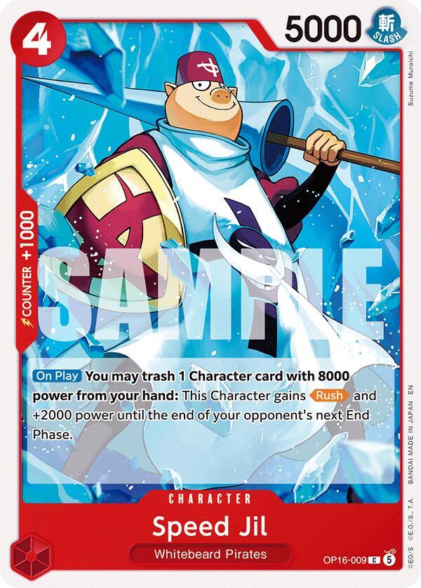 Speed Jil - OP16-009 - The Time of Battle (OP16) - Normal - One Piece TCG Card