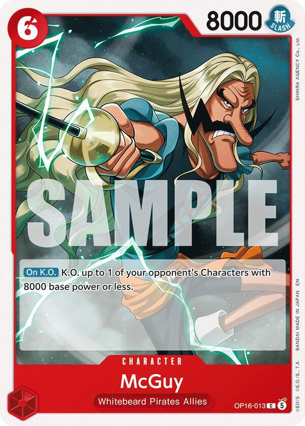 McGuy - OP16-013 - The Time of Battle (OP16) - Normal - One Piece TCG Card