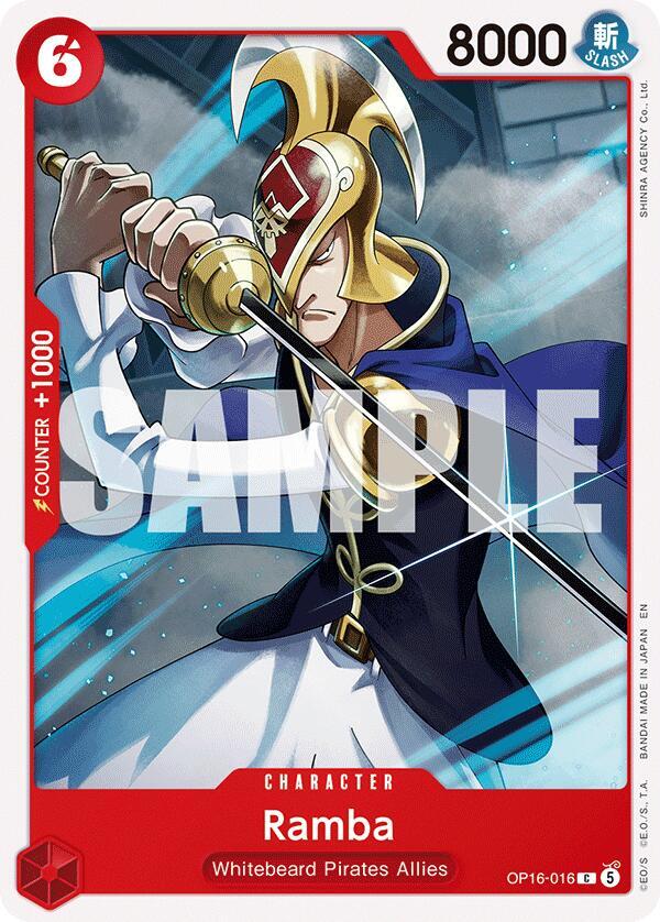 Ramba - OP16-016 - The Time of Battle (OP16) - Normal - One Piece TCG Card