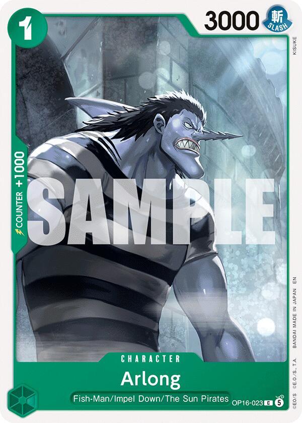 Arlong - OP16-023 - The Time of Battle (OP16) - Normal - One Piece TCG Card