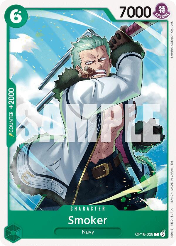 Smoker - OP16-028 - The Time of Battle (OP16) - Normal - One Piece TCG Card