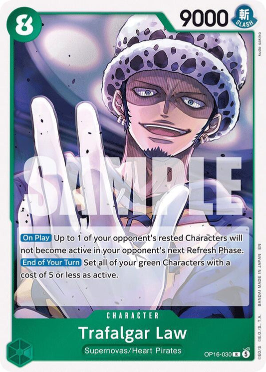 Trafalgar Law (030) - OP16-030 - The Time of Battle (OP16) - Normal - One Piece TCG Card