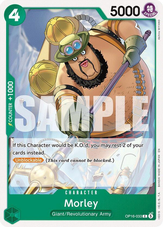 Morley - OP16-033 - The Time of Battle (OP16) - Normal - One Piece TCG Card