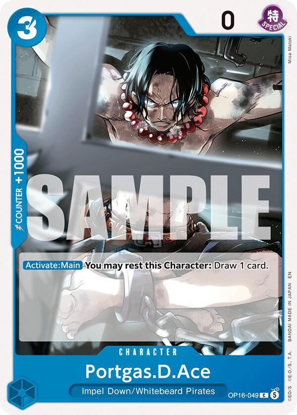 Portgas.D.Ace (049) - OP16-049 - The Time of Battle (OP16) - Normal - One Piece TCG Card