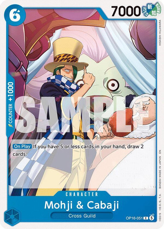 Mohji & Cabaji - OP16-051 - The Time of Battle (OP16) - Normal - One Piece TCG Card
