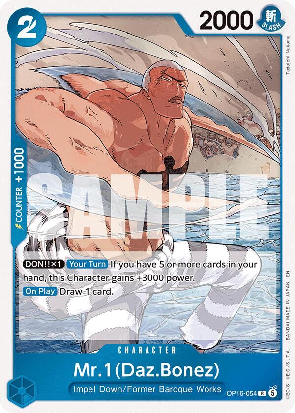 Mr.1(Daz.Bonez) - OP16-054 - The Time of Battle (OP16) - Foil - One Piece TCG Card