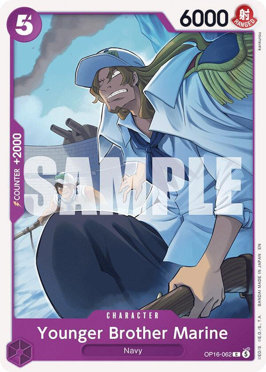 Younger Brother Marine - OP16-062 - The Time of Battle (OP16) - Normal - One Piece TCG Card